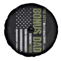 Bonus Dad Spare Tire Cover American Flag Best Bonus Dad Ever Fathers Day