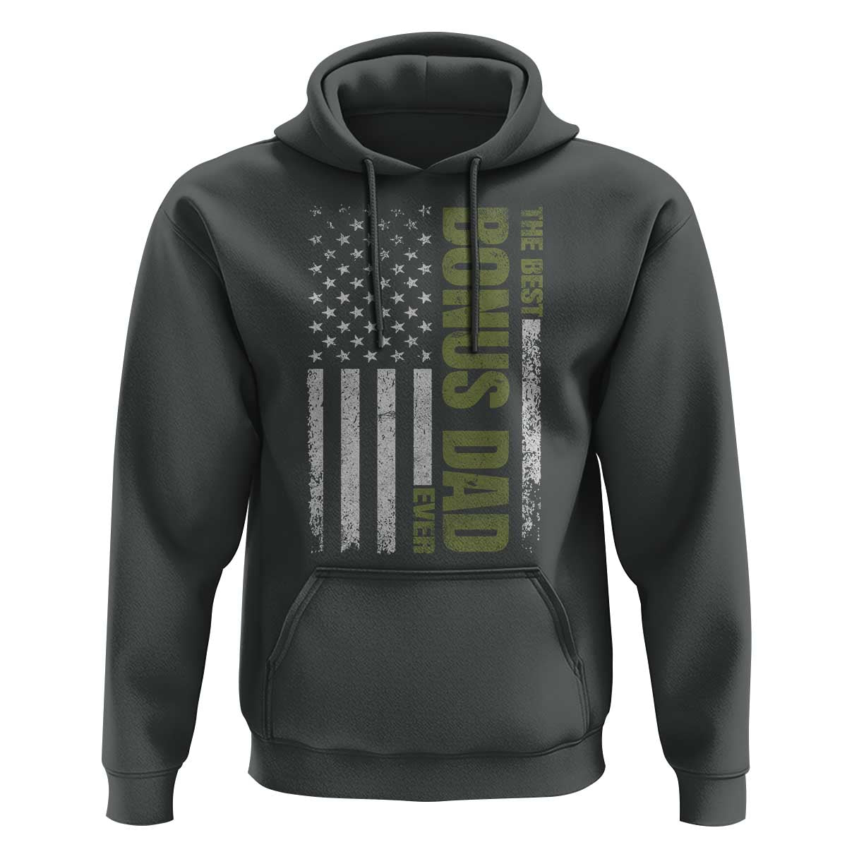 Bonus Dad Hoodie American Flag Best Bonus Dad Ever Fathers Day