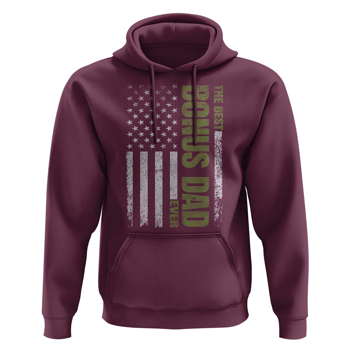 Bonus Dad Hoodie American Flag Best Bonus Dad Ever Fathers Day