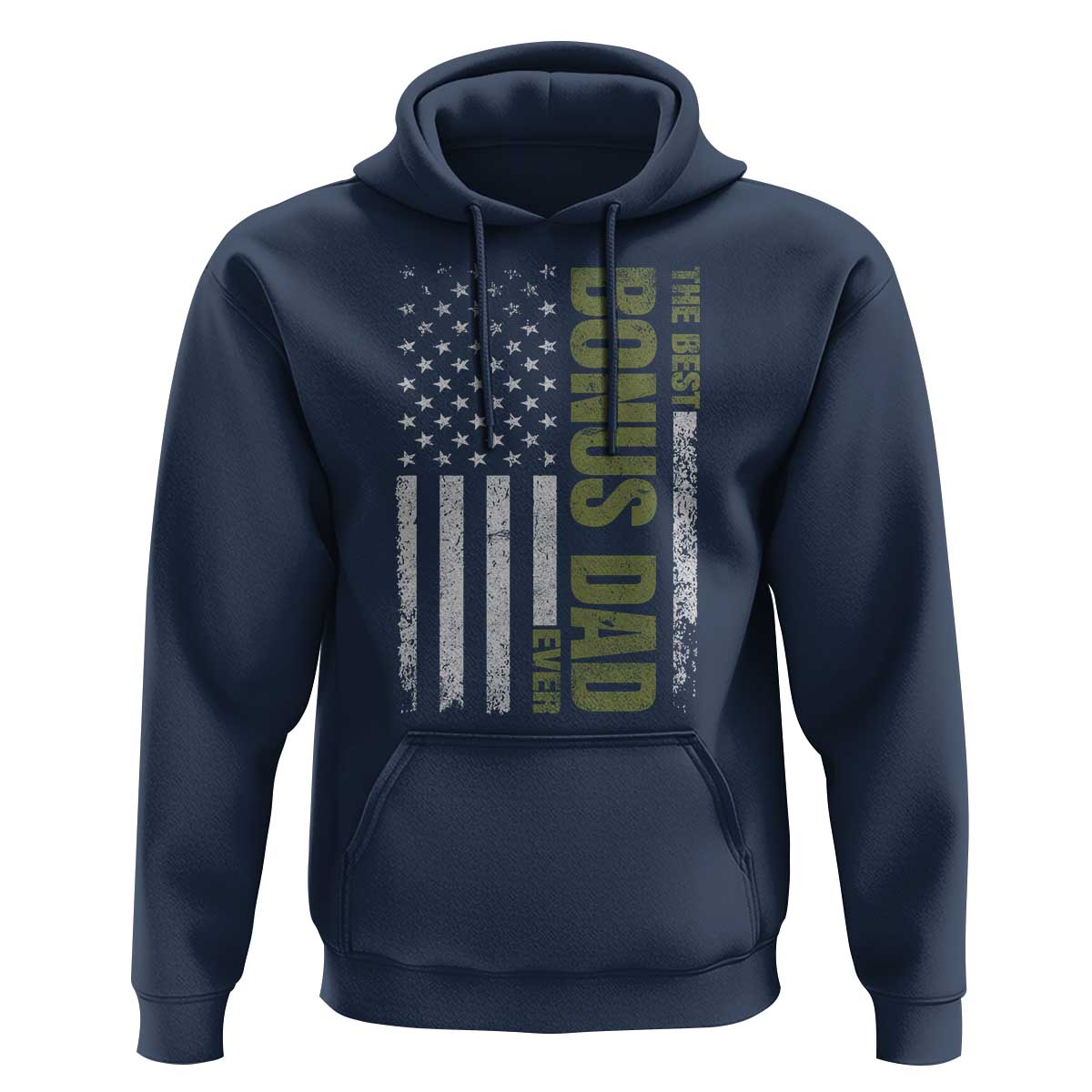 Bonus Dad Hoodie American Flag Best Bonus Dad Ever Fathers Day