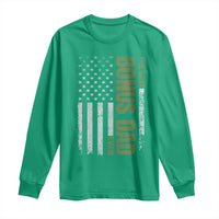 Bonus Dad Long Sleeve Shirt American Flag Best Bonus Dad Ever Fathers Day