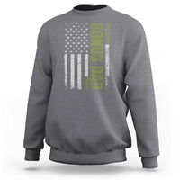 Bonus Dad Sweatshirt American Flag Best Bonus Dad Ever Fathers Day