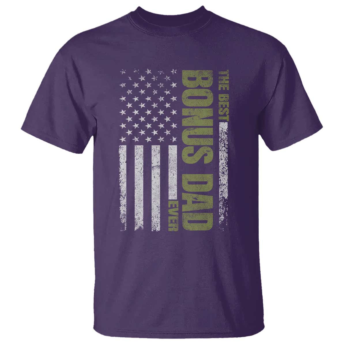 Bonus Dad T Shirt American Flag Best Bonus Dad Ever Fathers Day