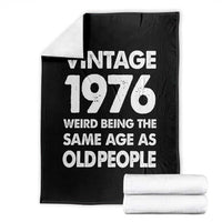 Funny 50th Birthday Throw Blanket Turning 50 Year Old Gifts Weird Being The Same Age As Old People