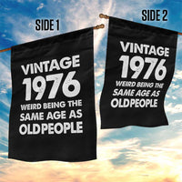 Funny 50th Birthday Garden Flag Turning 50 Year Old Gifts Weird Being The Same Age As Old People