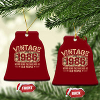 40th Birthday Gift For Men Ceramic Ornament Retro Camo 1986 Weird Being The Same Age As Old People