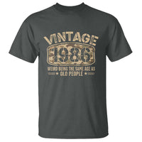 40th Birthday Gift For Men T Shirt Retro Camo 1986 Weird Being The Same Age As Old People