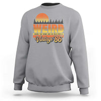 Funny 40th Birthday Sweatshirt Retro 1986 Weird Being The Same Age As Old People