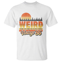 Funny 40th Birthday T Shirt Retro 1986 Weird Being The Same Age As Old People