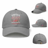 40th Birthday Gifts For Her Baseball Cap Floral 1986 Weird Being The Same Age As Old People