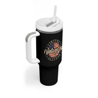 Vintage 1986 Stamp Tumbler With Handle Funny 40th Birthday USA Flag 40 Year Old Bday