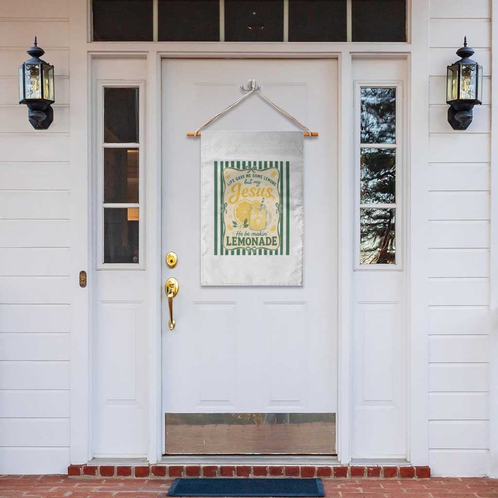 Jesus Lemonade Garden Flag Funny Christian Life Gave Me Lemons But My Jesus Makes Lemonade
