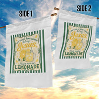 Jesus Lemonade Garden Flag Funny Christian Life Gave Me Lemons But My Jesus Makes Lemonade