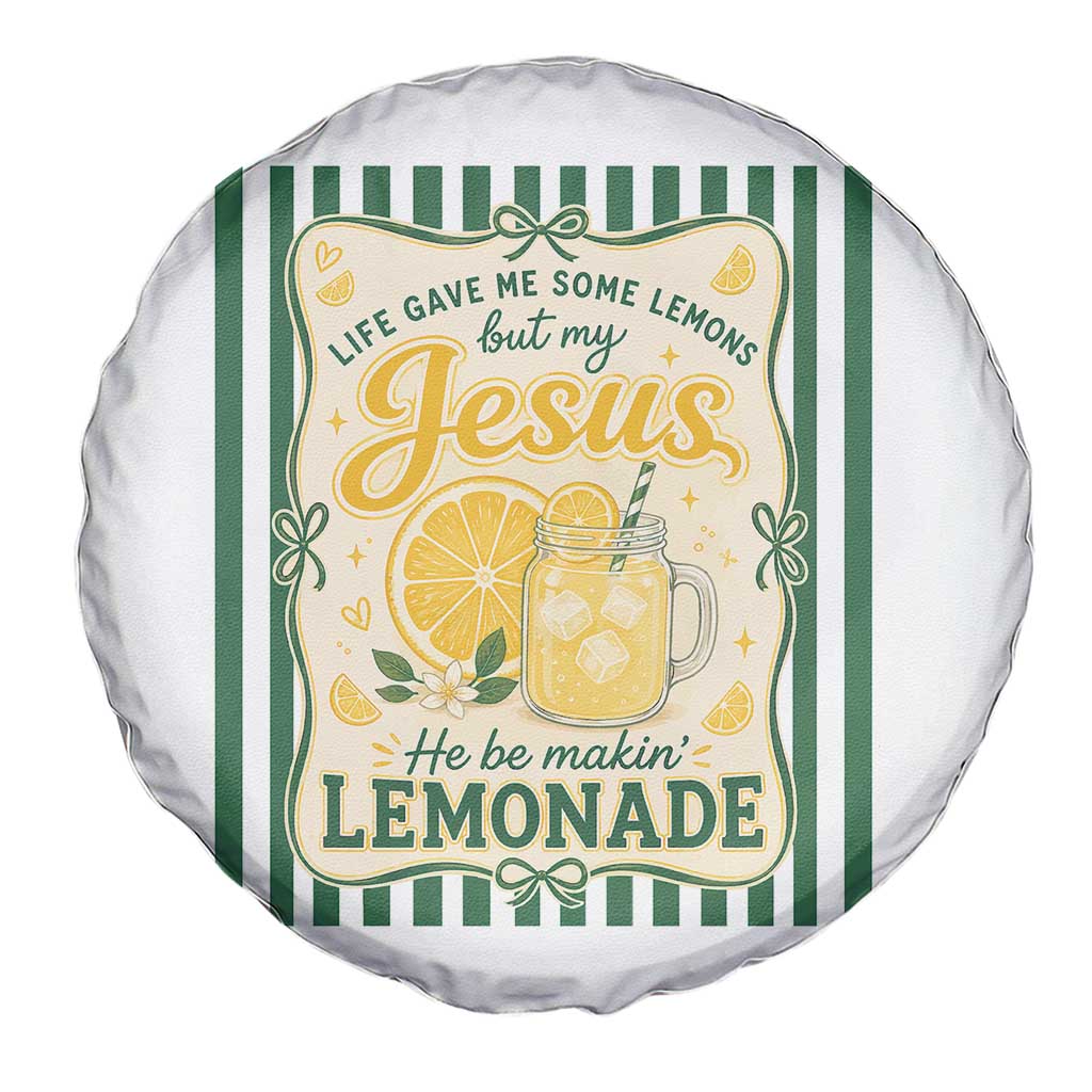 Jesus Lemonade Spare Tire Cover Funny Christian Life Gave Me Lemons But My Jesus Makes Lemonade