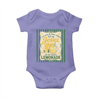 Jesus Lemonade Baby Onesie Funny Christian Life Gave Me Lemons But My Jesus Makes Lemonade