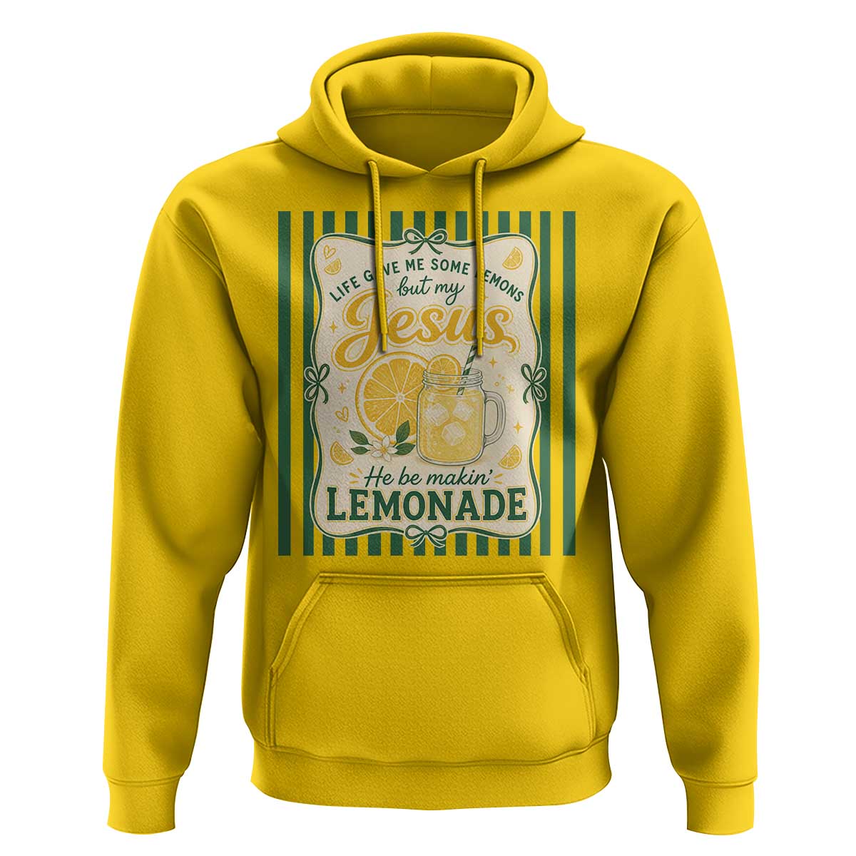 Jesus Lemonade Hoodie Funny Christian Life Gave Me Lemons But My Jesus Makes Lemonade