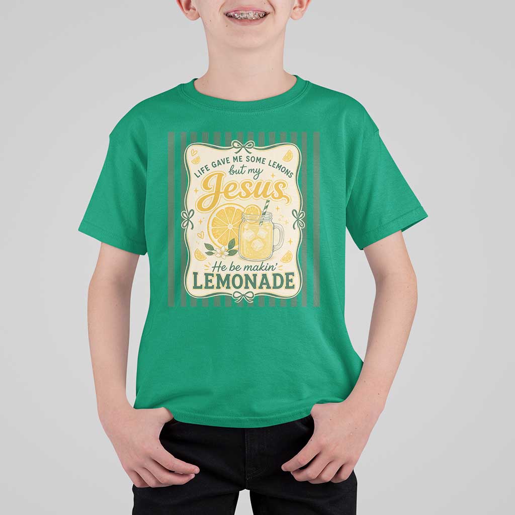 Jesus Lemonade T Shirt For Kid Funny Christian Life Gave Me Lemons But My Jesus Makes Lemonade