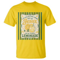 Jesus Lemonade T Shirt Funny Christian Life Gave Me Lemons But My Jesus Makes Lemonade