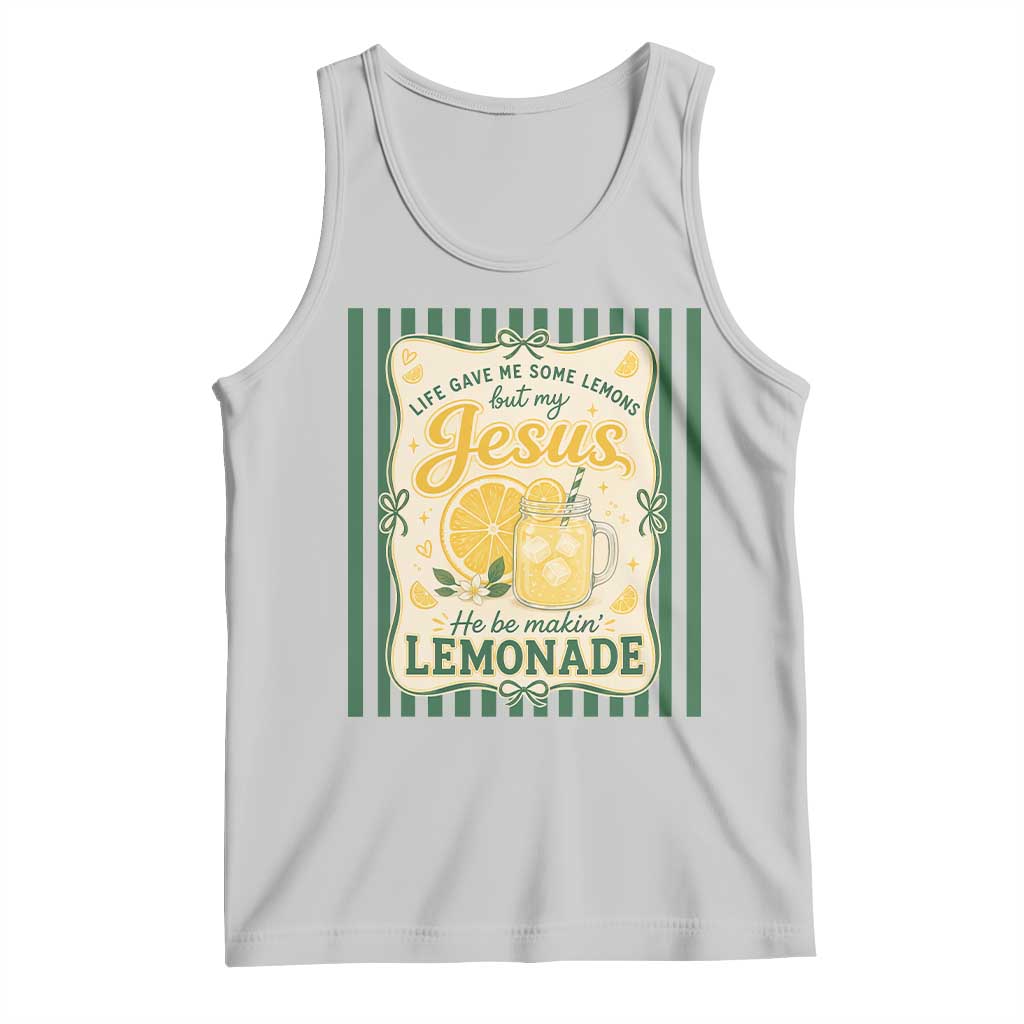 Jesus Lemonade Tank Top Funny Christian Life Gave Me Lemons But My Jesus Makes Lemonade