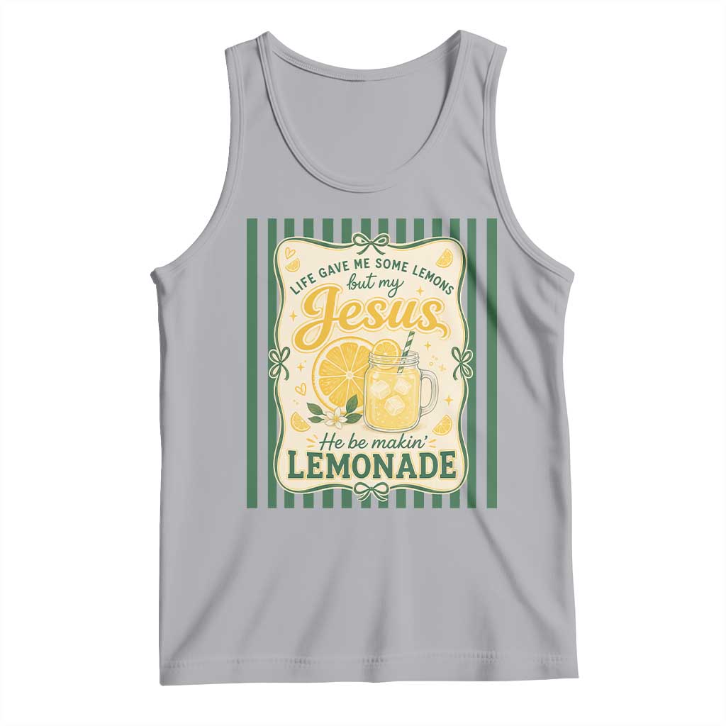 Jesus Lemonade Tank Top Funny Christian Life Gave Me Lemons But My Jesus Makes Lemonade