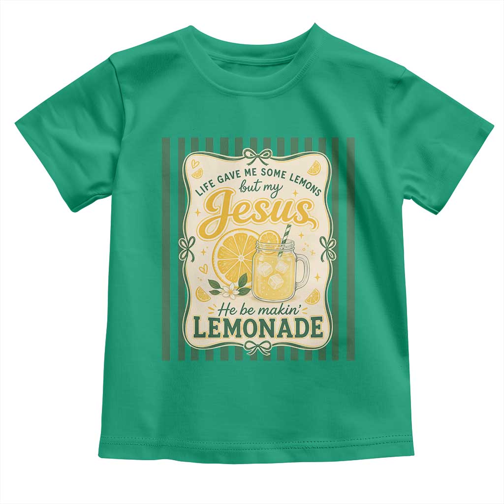 Jesus Lemonade Toddler T Shirt Funny Christian Life Gave Me Lemons But My Jesus Makes Lemonade