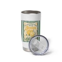 Jesus Lemonade Tumbler Cup Funny Christian Life Gave Me Lemons But My Jesus Makes Lemonade
