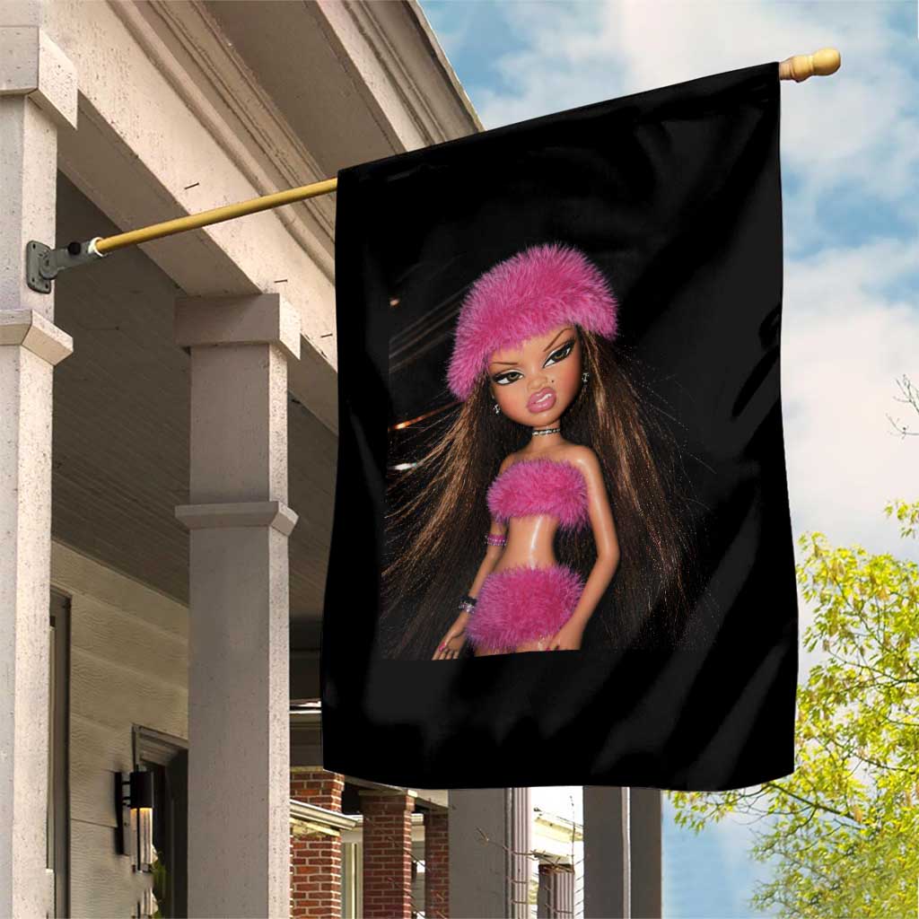 Funny Disgusting Doll Face Meme Garden Flag Expression Hilarious Sarcastic