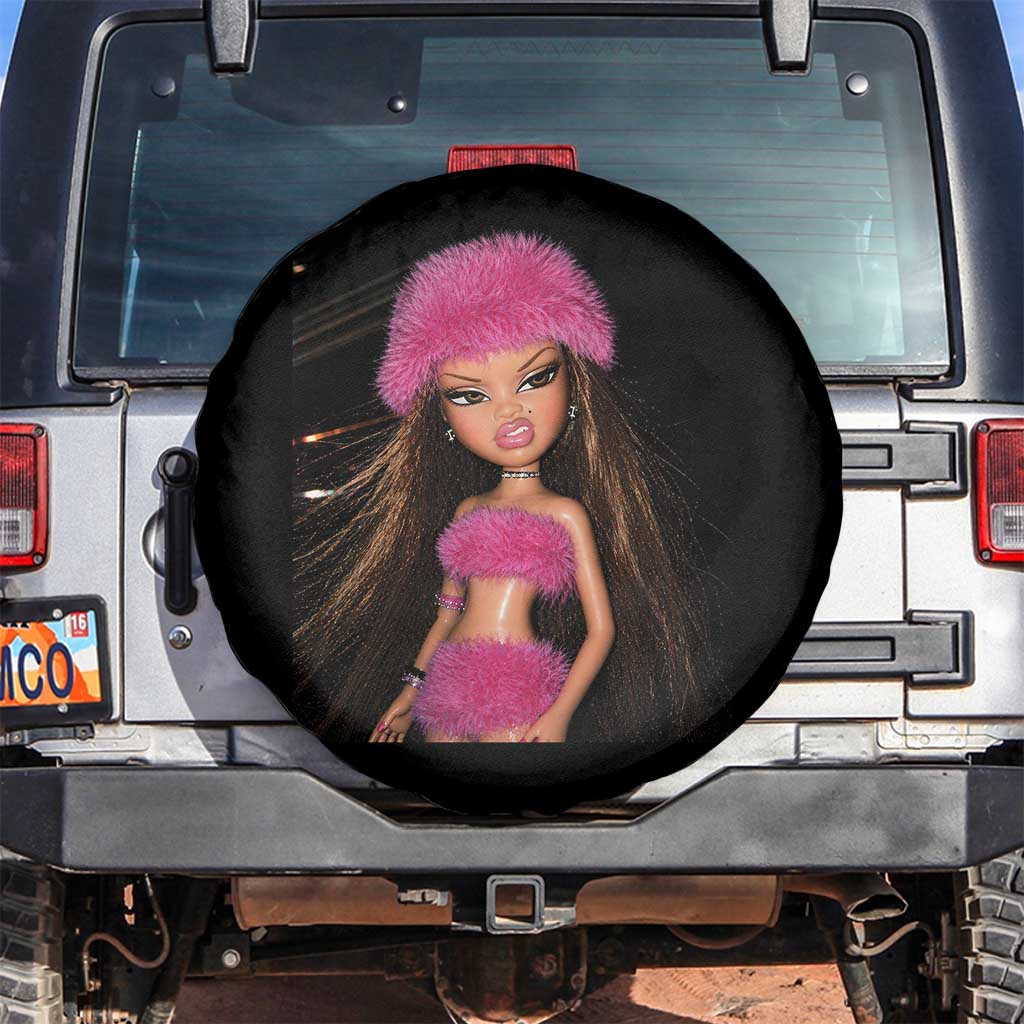 Funny Disgusting Doll Face Meme Spare Tire Cover Expression Hilarious Sarcastic