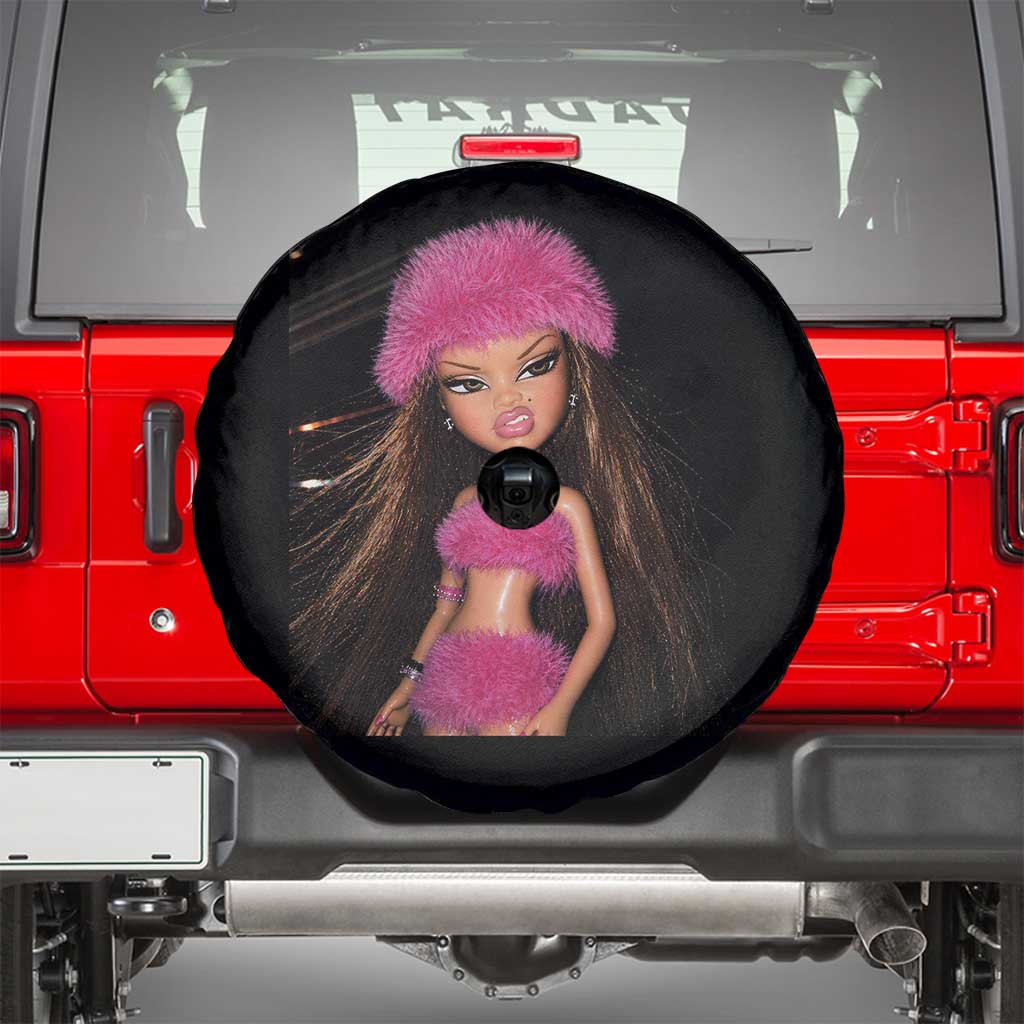 Funny Disgusting Doll Face Meme Spare Tire Cover Expression Hilarious Sarcastic