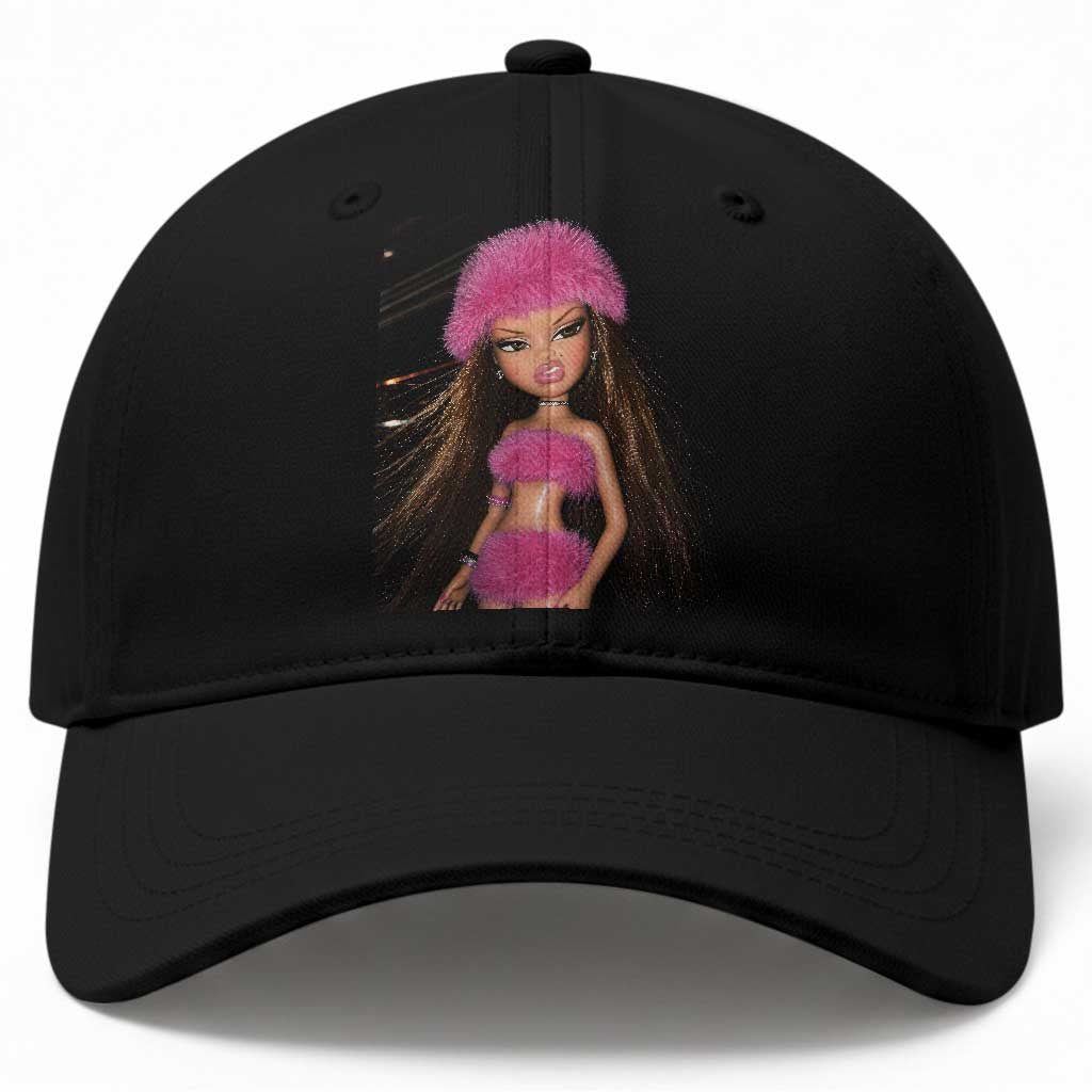 Funny Disgusting Doll Face Meme Baseball Cap Expression Hilarious Sarcastic