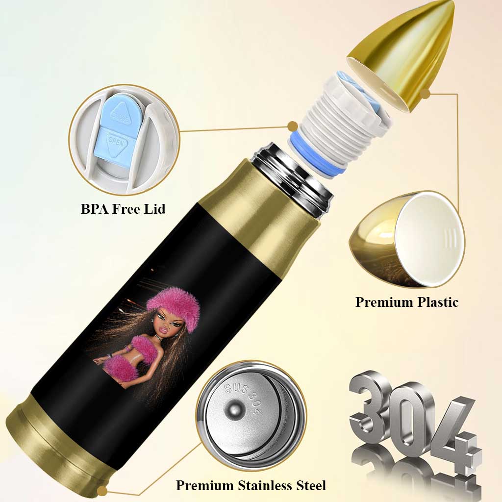 Funny Disgusting Doll Face Meme Bullet Tumbler Expression Hilarious Sarcastic