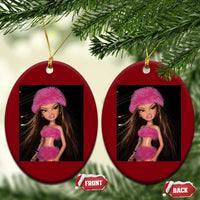 Funny Disgusting Doll Face Meme Ceramic Ornament Expression Hilarious Sarcastic