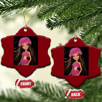 Funny Disgusting Doll Face Meme Ceramic Ornament Expression Hilarious Sarcastic