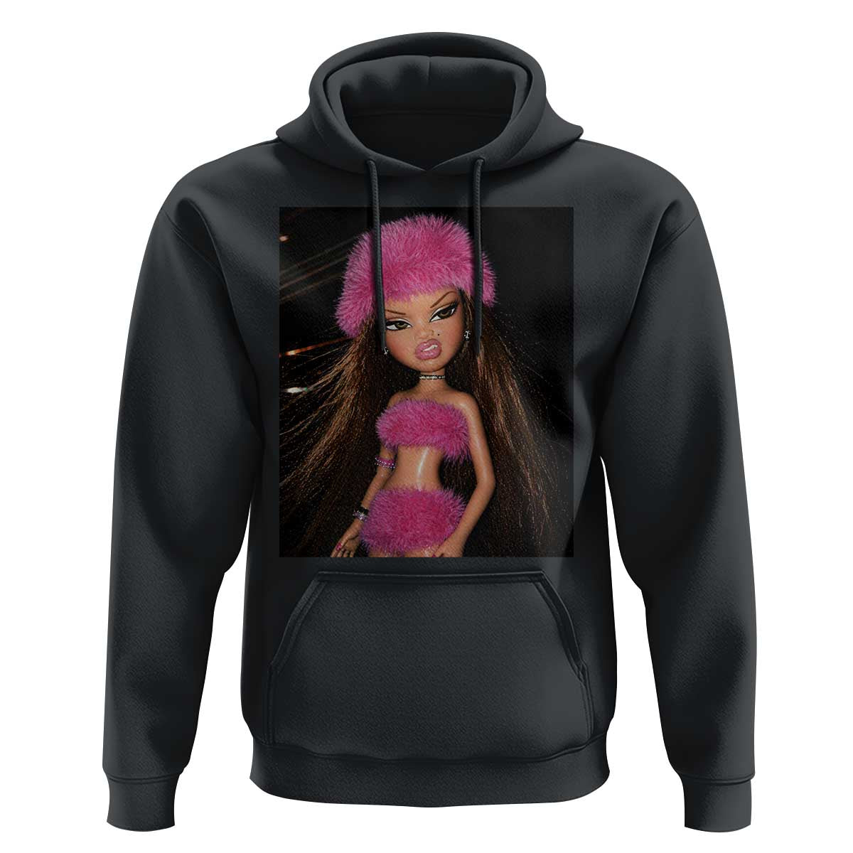 Funny Disgusting Doll Face Meme Hoodie Expression Hilarious Sarcastic