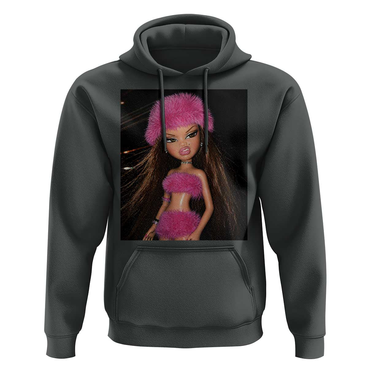 Funny Disgusting Doll Face Meme Hoodie Expression Hilarious Sarcastic