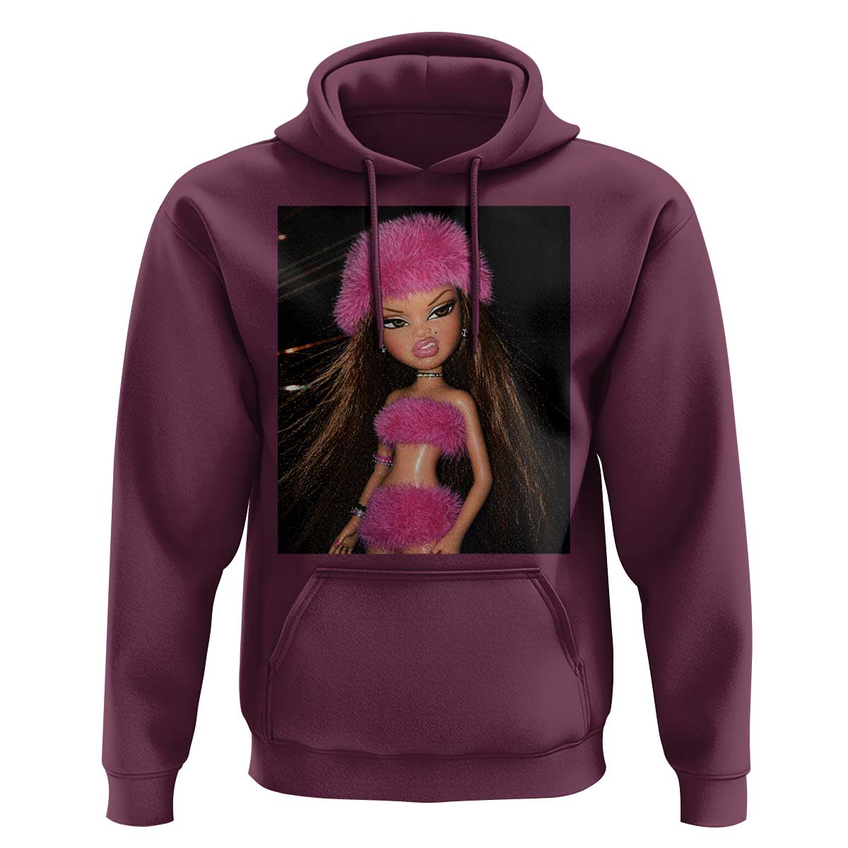 Funny Disgusting Doll Face Meme Hoodie Expression Hilarious Sarcastic