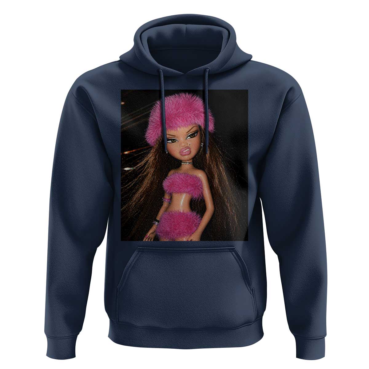 Funny Disgusting Doll Face Meme Hoodie Expression Hilarious Sarcastic