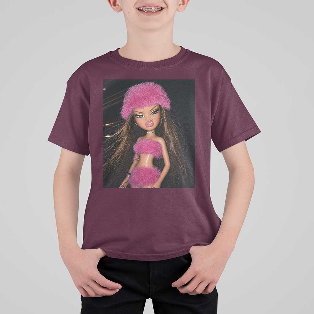 Funny Disgusting Doll Face Meme T Shirt For Kid Expression Hilarious Sarcastic