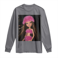 Funny Disgusting Doll Face Meme Long Sleeve Shirt Expression Hilarious Sarcastic