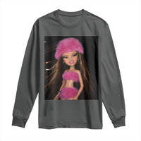 Funny Disgusting Doll Face Meme Long Sleeve Shirt Expression Hilarious Sarcastic