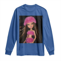 Funny Disgusting Doll Face Meme Long Sleeve Shirt Expression Hilarious Sarcastic