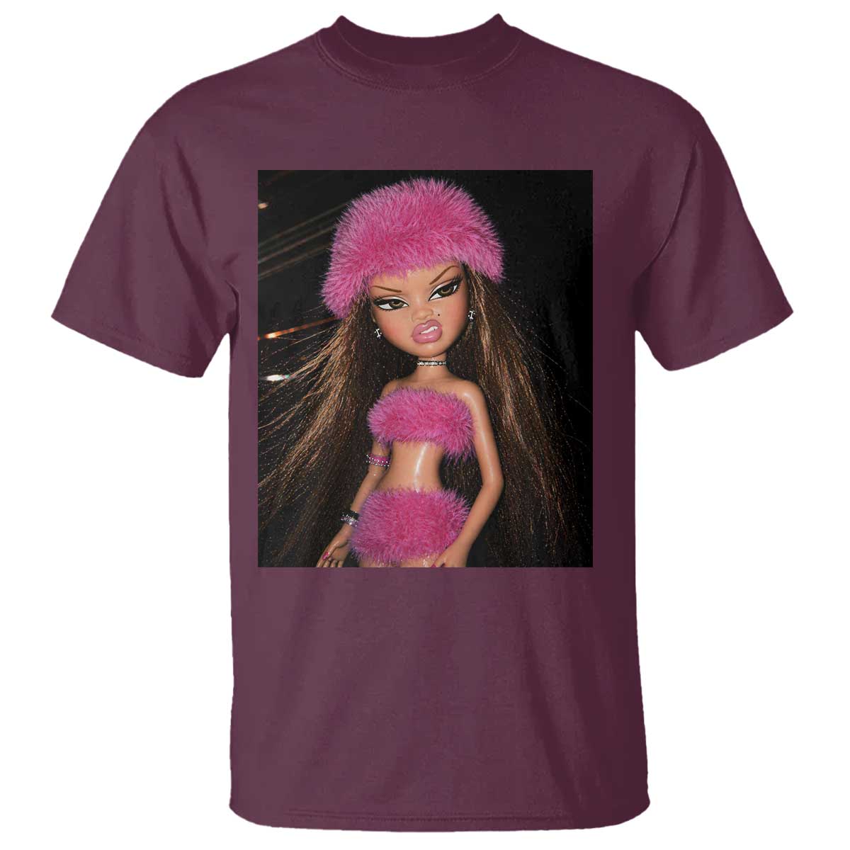 Funny Disgusting Doll Face Meme T Shirt Expression Hilarious Sarcastic