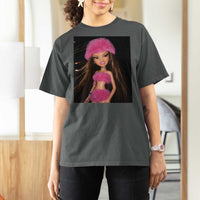 Funny Disgusting Doll Face Meme T Shirt For Women Expression Hilarious Sarcastic