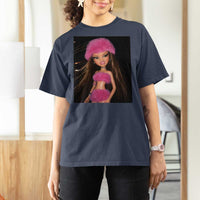Funny Disgusting Doll Face Meme T Shirt For Women Expression Hilarious Sarcastic