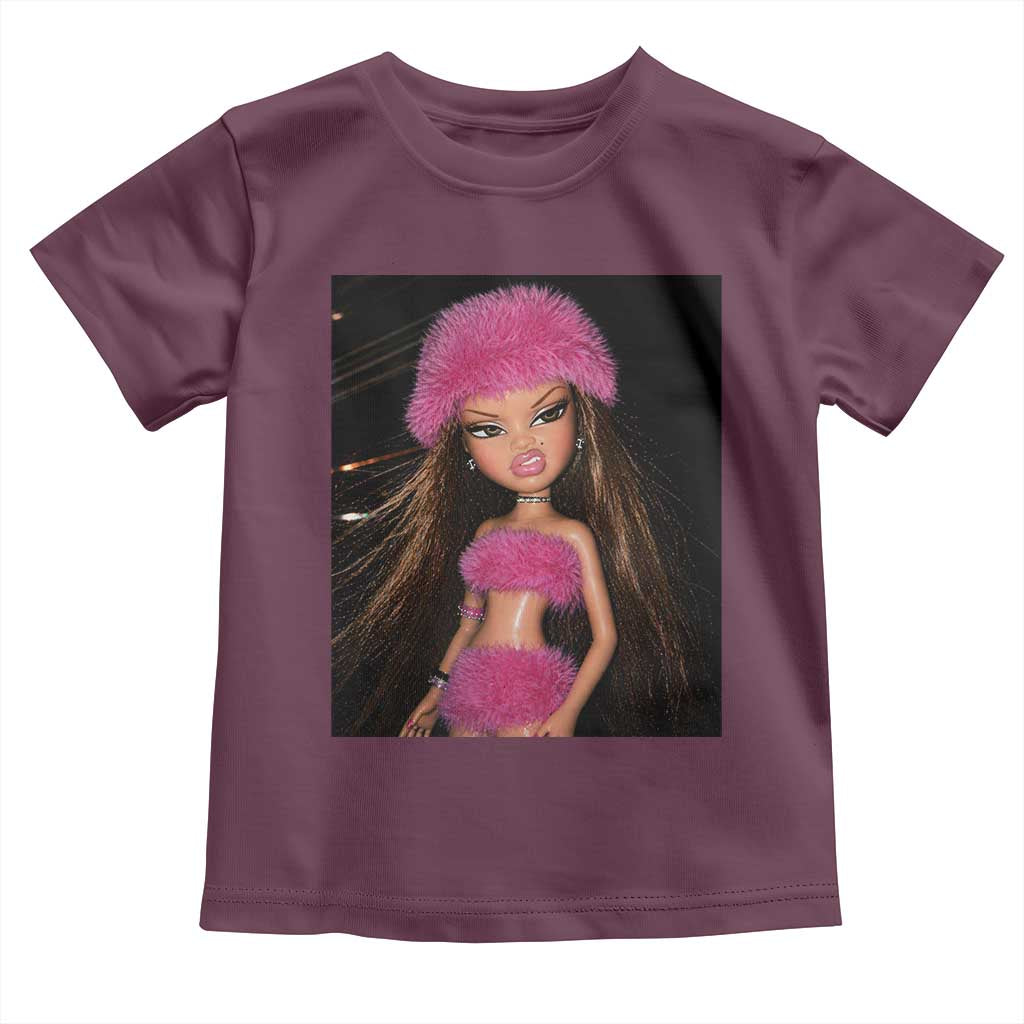 Funny Disgusting Doll Face Meme Toddler T Shirt Expression Hilarious Sarcastic