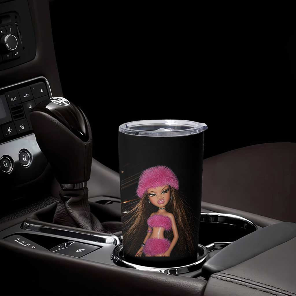 Funny Disgusting Doll Face Meme Tumbler Cup Expression Hilarious Sarcastic