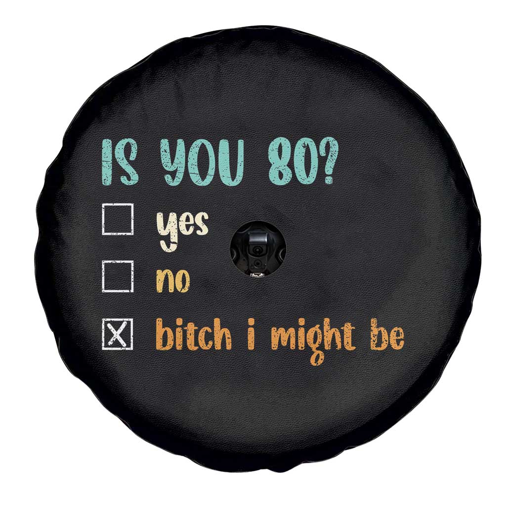 80th Birthday Spare Tire Cover Funny Is You 80 Gift Idea 80 Year Old