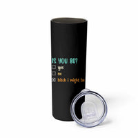 80th Birthday Skinny Tumbler Funny Is You 80 Gift Idea 80 Year Old