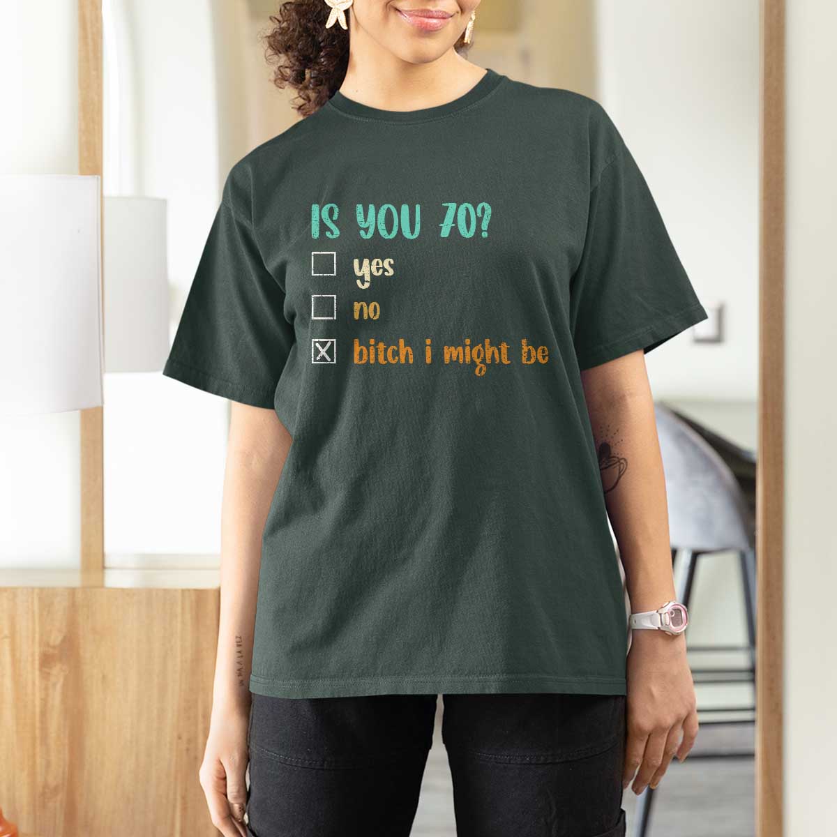 70th Birthday T Shirt For Women Funny Is You 70 Gift Idea 70 Year Old