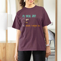 70th Birthday T Shirt For Women Funny Is You 70 Gift Idea 70 Year Old